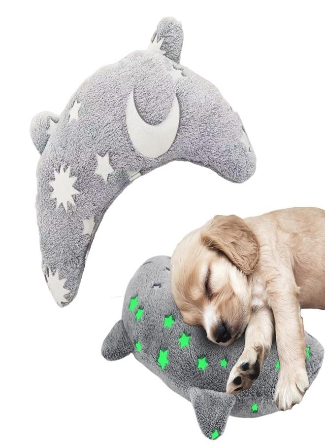 Qpets® Pet Pillow, Soft Plush Glow-in-the-Dark Pillow for Cat Dog, Star Design Sleeping Cushion with Head Neck Support, Durable & Easy-to-Clean (24X20cm) - Image 1
